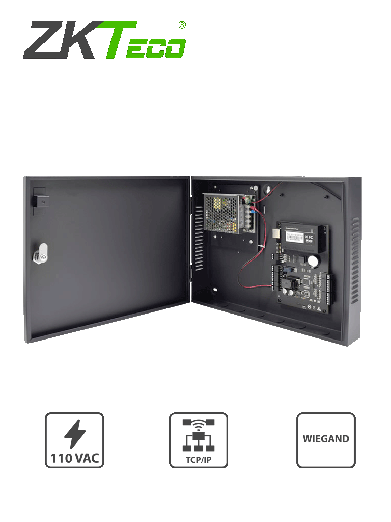 ZK C3100PackageB- Control de Acceso Profesional para 1 Puerta
