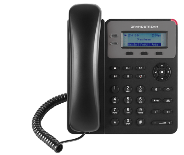 GXP-1615 Teléfono IP Grandstream SMB de 2 Líneas, 1 cuenta SIP con 3 teclas de función programables y conferencia de 3 vías. PoE