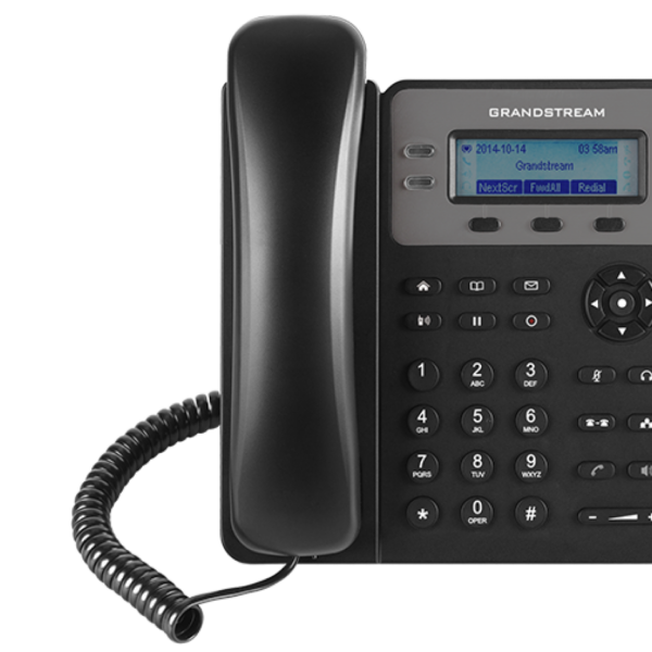 GXP-1615 Teléfono IP Grandstream SMB de 2 Líneas, 1 cuenta SIP con 3 teclas de función programables y conferencia de 3 vías. PoE