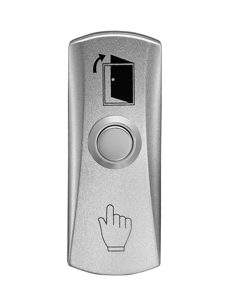 YLI PBK815 - Botón de Salida Mecánico, Carcasa Metálica, Función NO