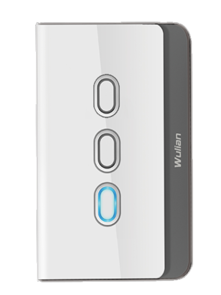 WULIAN SWITCHA3LN - APAGADOR INTELIGENTE FORMATO AMERICANO CONEXIÓN LN 3 BOTONES/ ZIGBEE/ INSTALACIÓN SIN MODIFICAR CHALUPAS EXISTENTES
