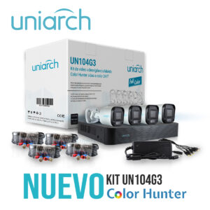 UN104G3 KIT BULLET CAMARAS BULLET 2MP / EXTERIORES COLORHUNTER