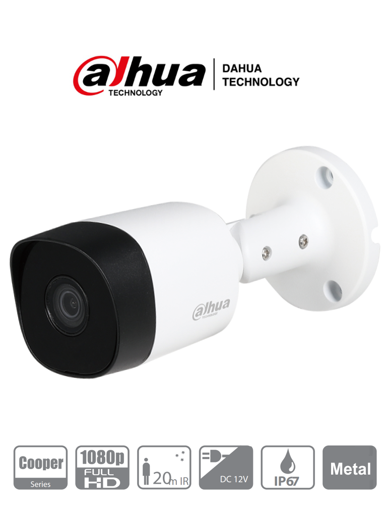 COOPER B1A21 - Camara Bullet HDCVI 1080p/ 720p/ 93 Grados de Apertura - Imagen 2