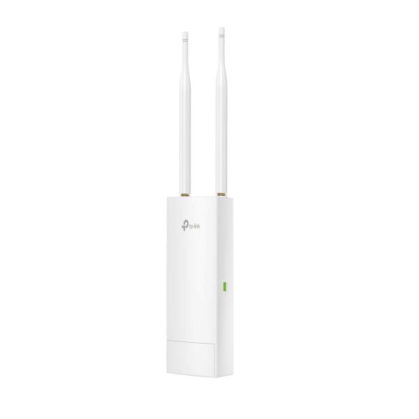 EAP110 EXT ACCESS POINT INALAMBRICO TP-LINK N 300MBPS P/EXTERIOR 2 ANTENAS MONTAJE EN PARED PUERTO RJ45 10/100 PoE PASIVO