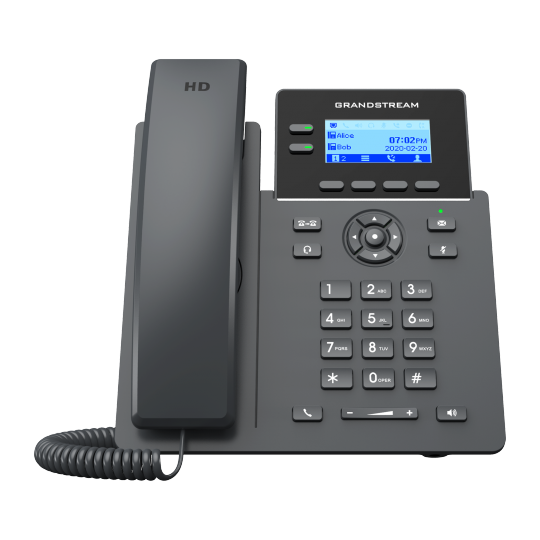 GRP2601P Teléfono IP Grado Operador, 2 líneas SIP con 2 cuentas