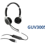 GUV3005 Audífonos Grandstream HD USB con Micrófono con Cancelación de Ruido