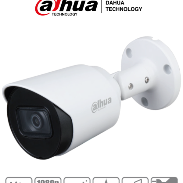 DAHUA HFW1200T-A Camara Bullet HDCVI 1080p Microfono Integrado 103 Grados