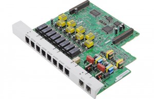 KX-TE82483X Tarjeta de 3 Líneas y 8 Ext. Híbridas Seminueva